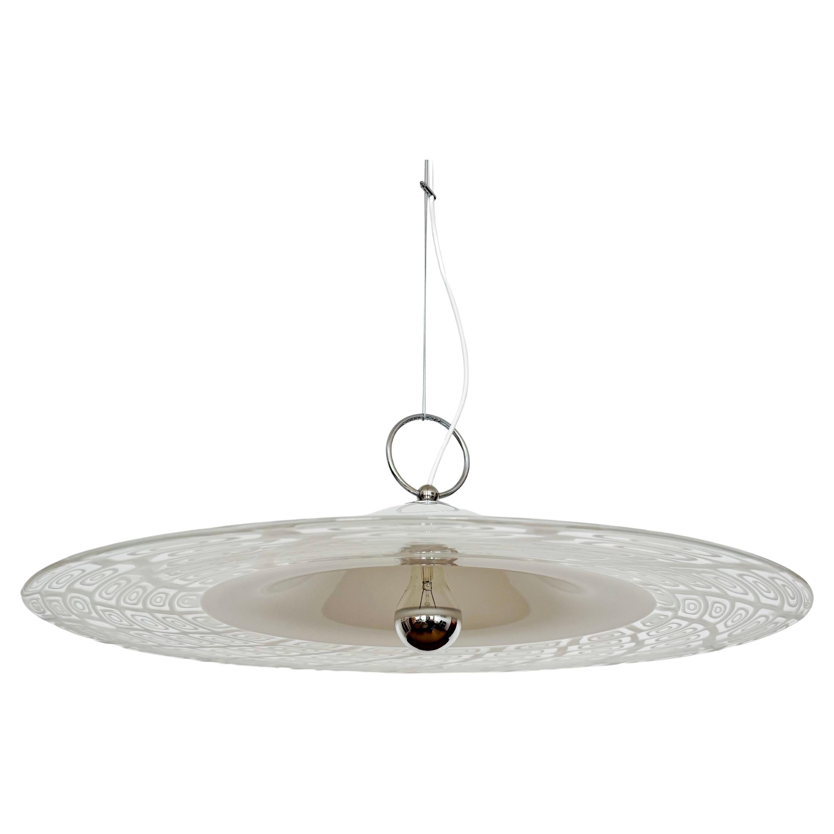 Large Italian Murano Glass Pendant Lamp