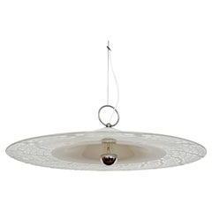 Große italienische Murano Glas Pendelleuchte