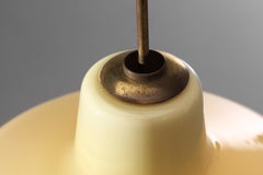 Large Italian Murano glass pendant light from the 1960s, attributed to Venini