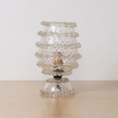 Large Italian Murano Glass Table Lamp