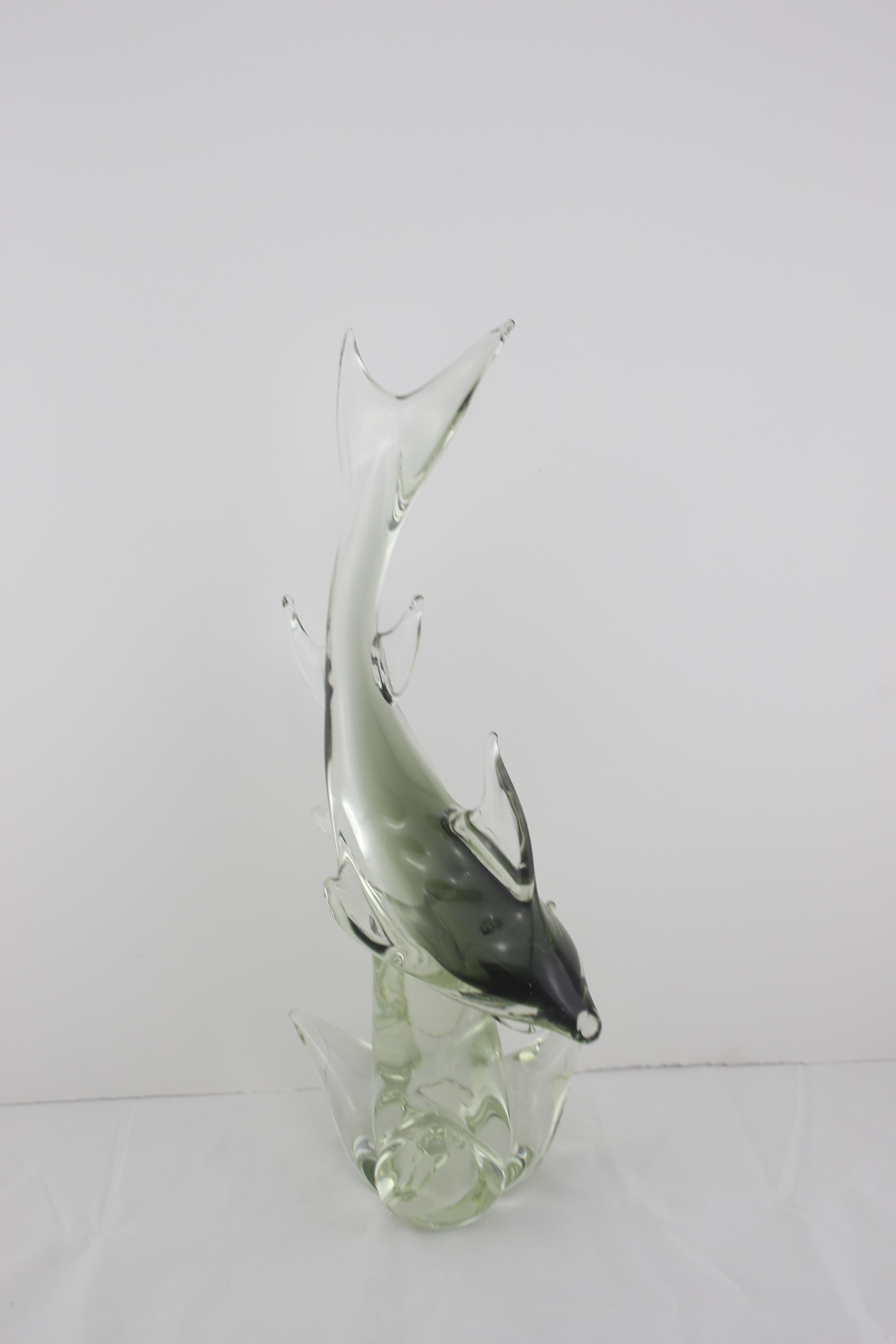 murano glass shark