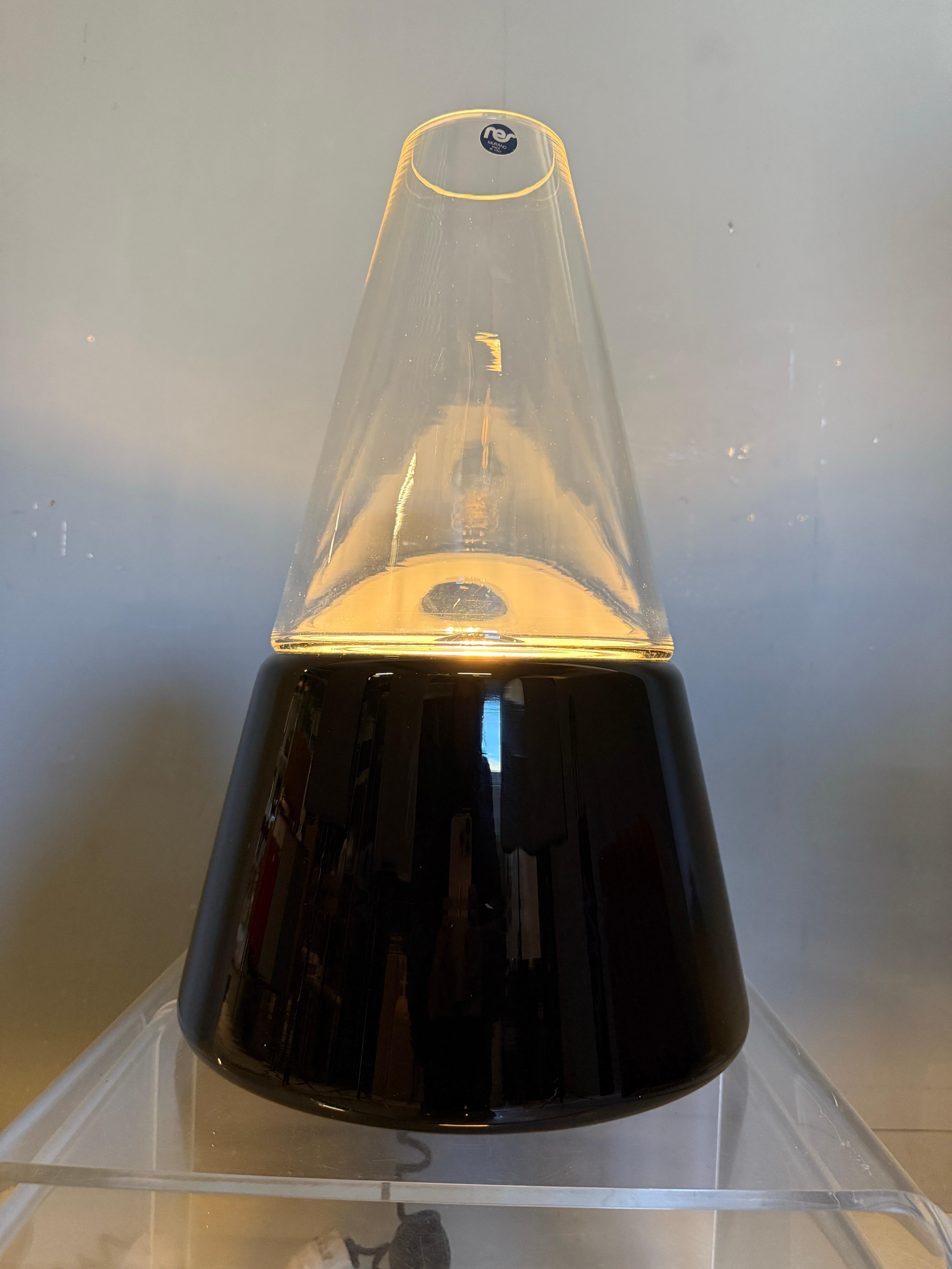 Gran lámpara de mesa italiana de Murano de RES, Venecia 1978 en venta 10