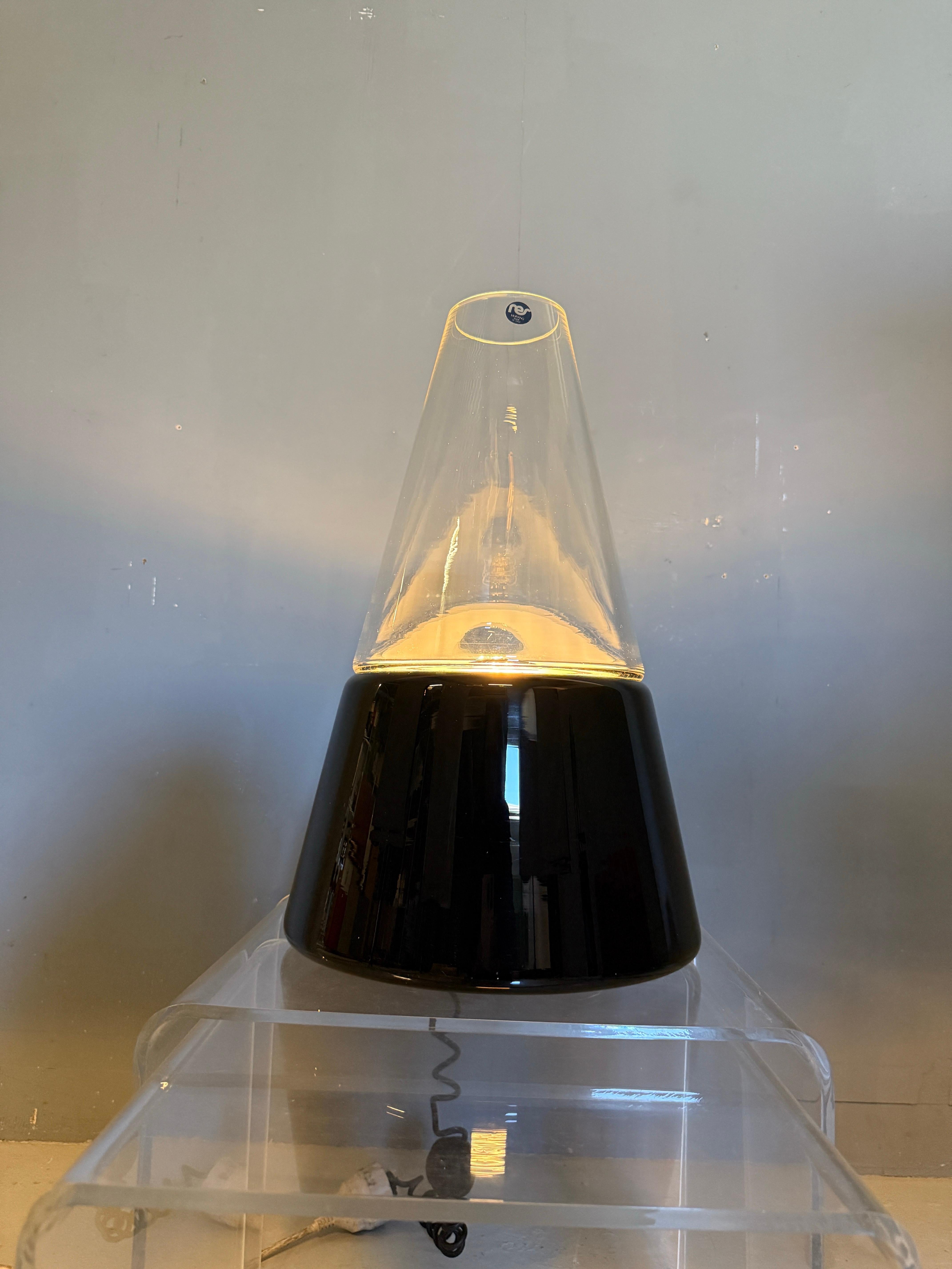 Gran lámpara de mesa italiana de Murano de RES, Venecia 1978 en Bueno estado para la venta en The Hague, NL