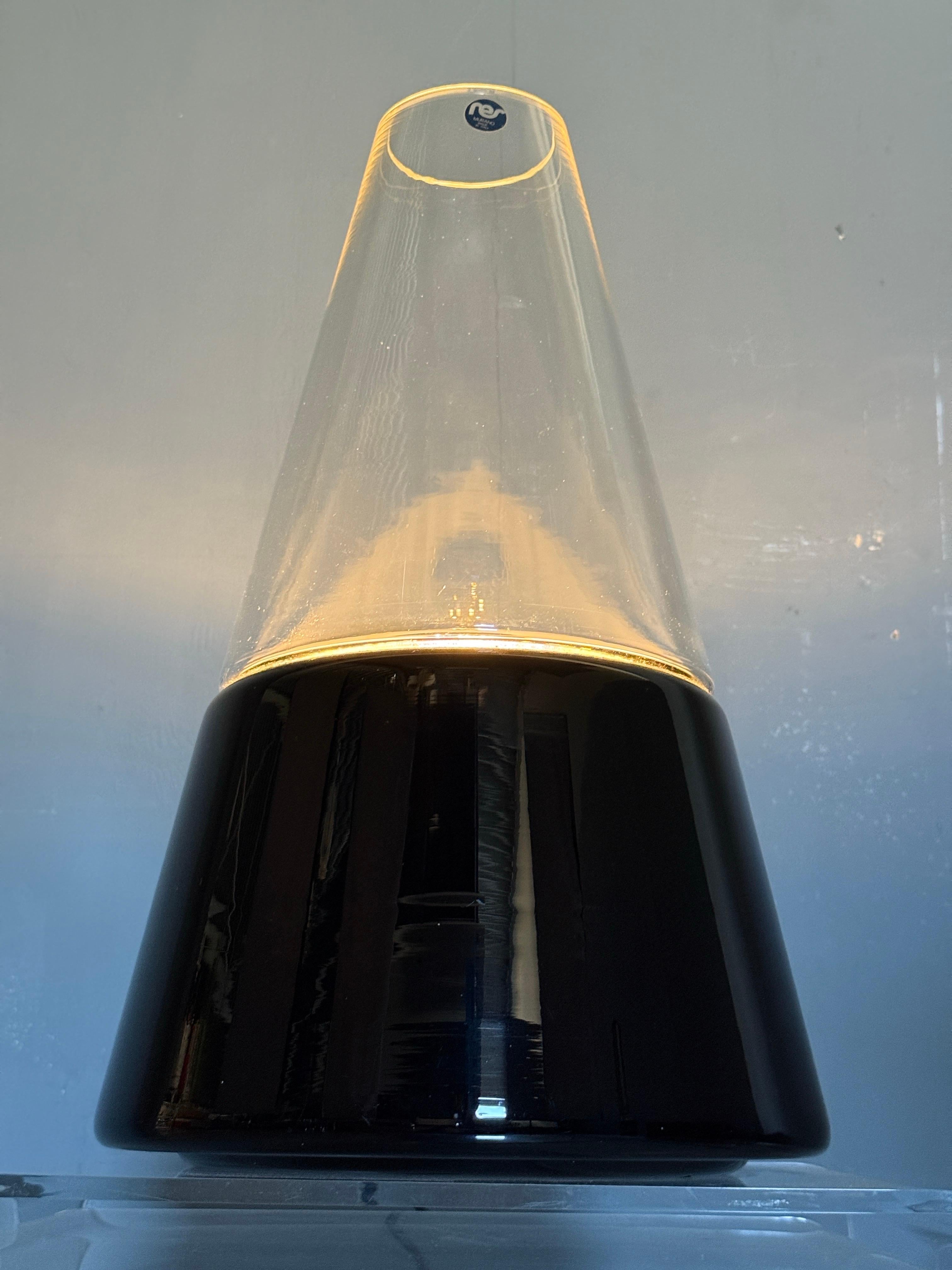 Gran lámpara de mesa italiana de Murano de RES, Venecia 1978 en venta 1