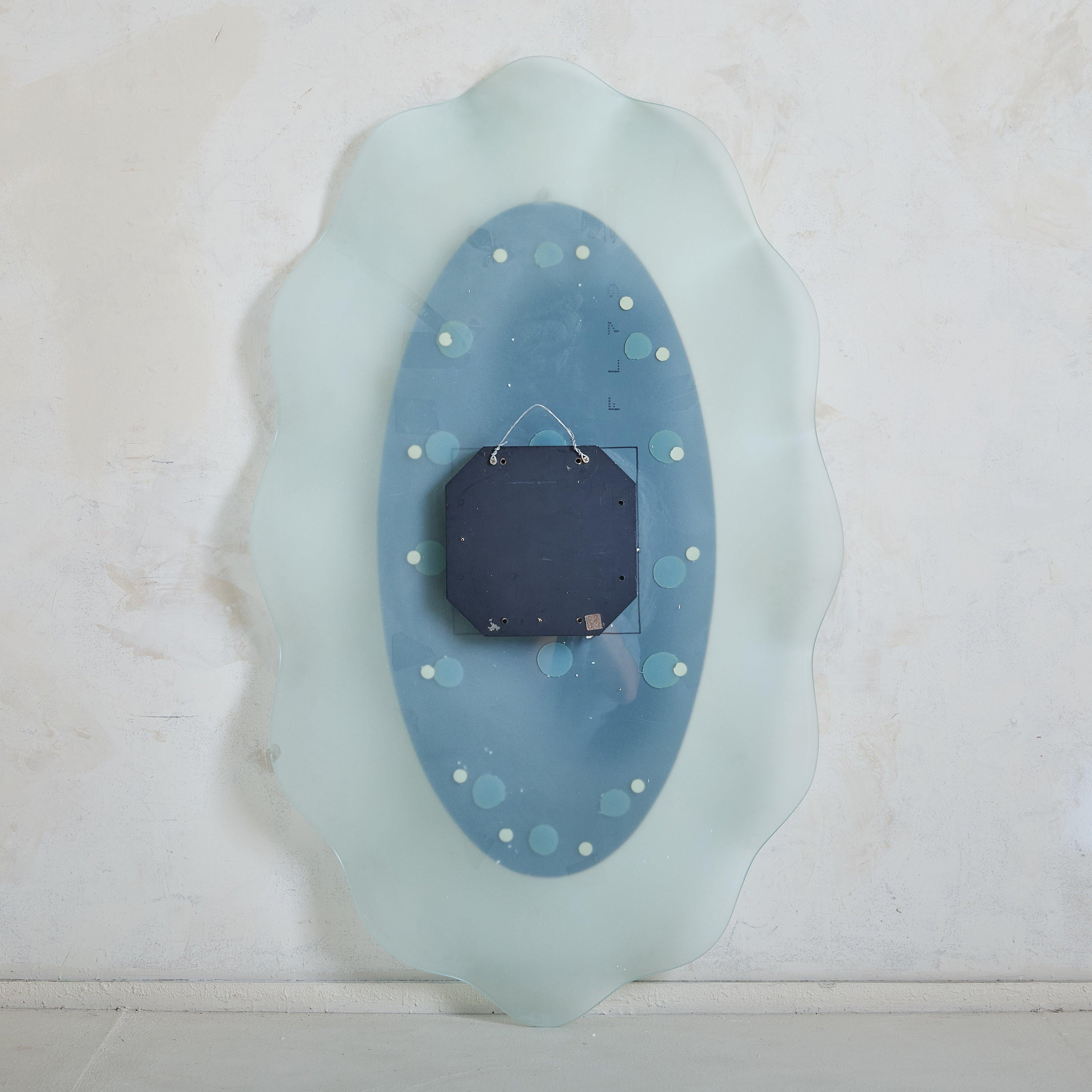 Grand miroir mural italien 