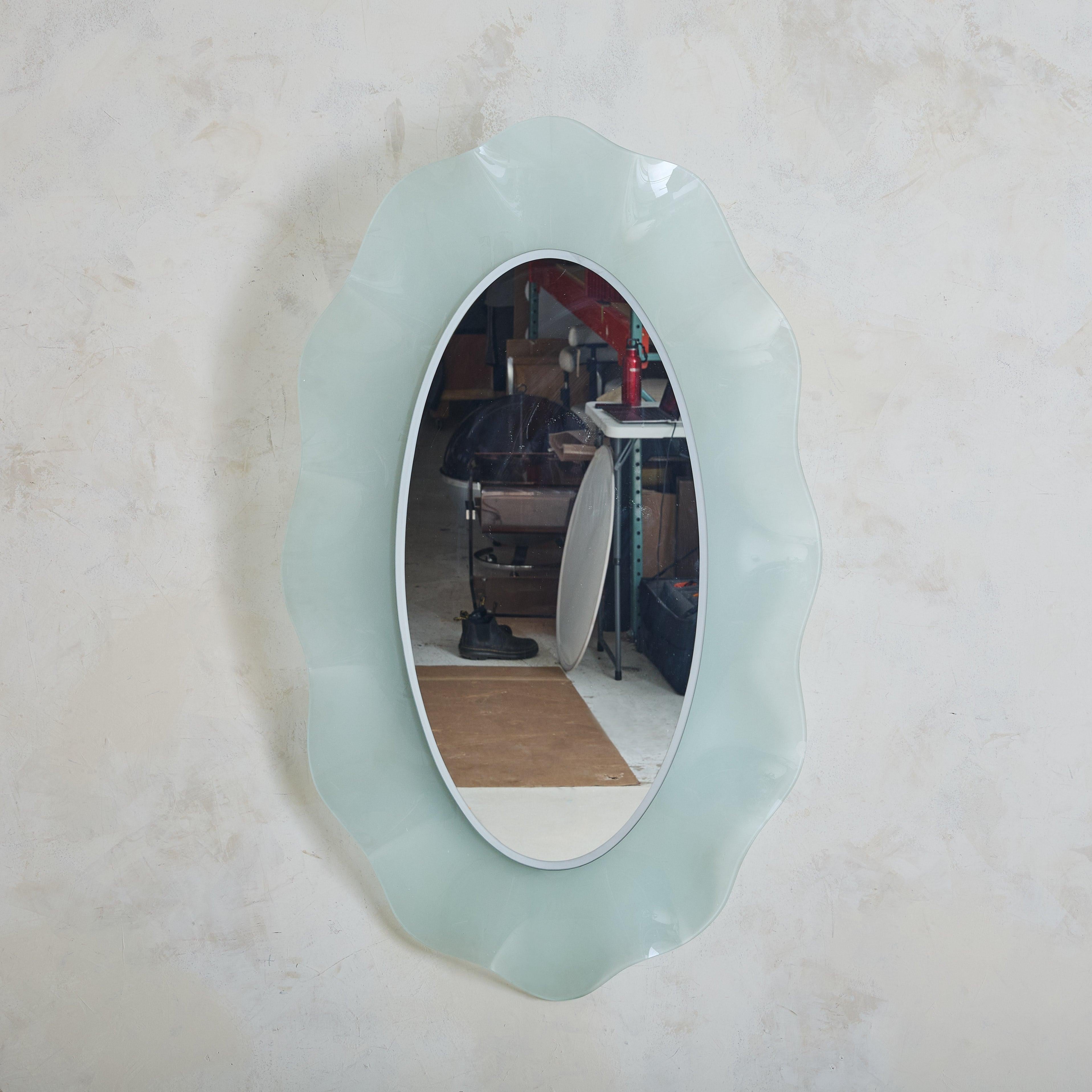 Moderne Grand miroir mural italien 