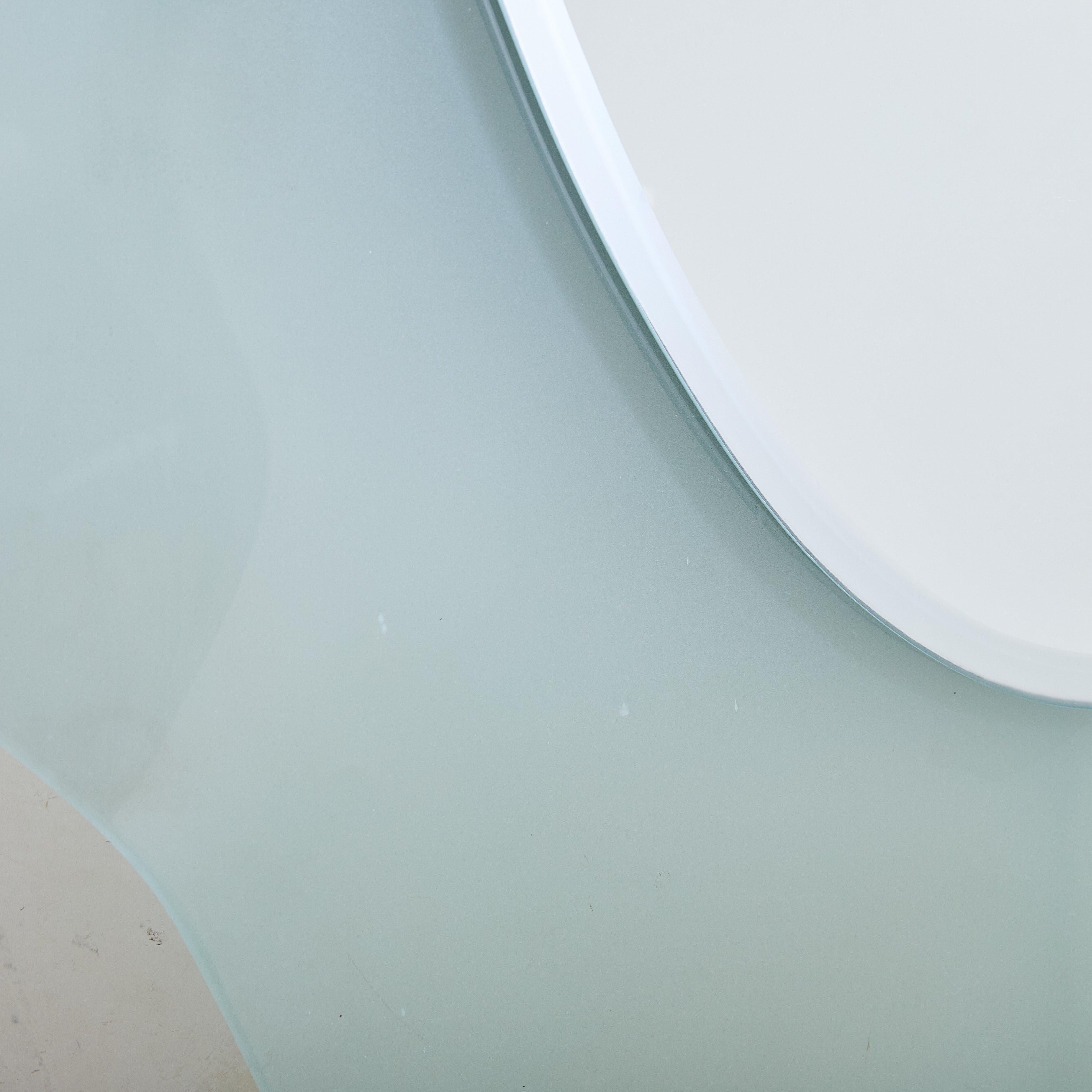 Fin du 20e siècle Grand miroir mural italien 