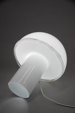 Large Italian Opaline Glass Table or Floor Lamp by Fontana Arte, 2010s