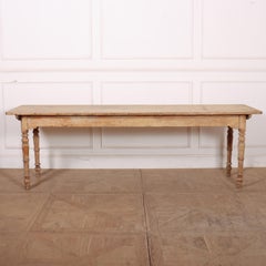 Large Italian Original Painted Console/ Farm Table