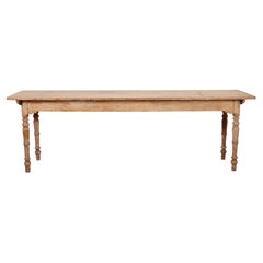 Large Italian Original Painted Console/ Farm Table