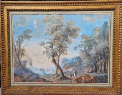 Large Italian painting from late 18th century