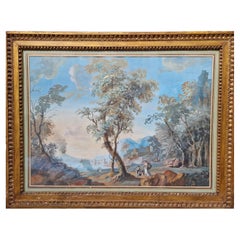 Large Italian painting from late 18th century