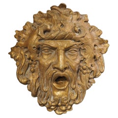 Grand élément de fontaine italien en bronze patiné représentant Bacchus, A.I.C.