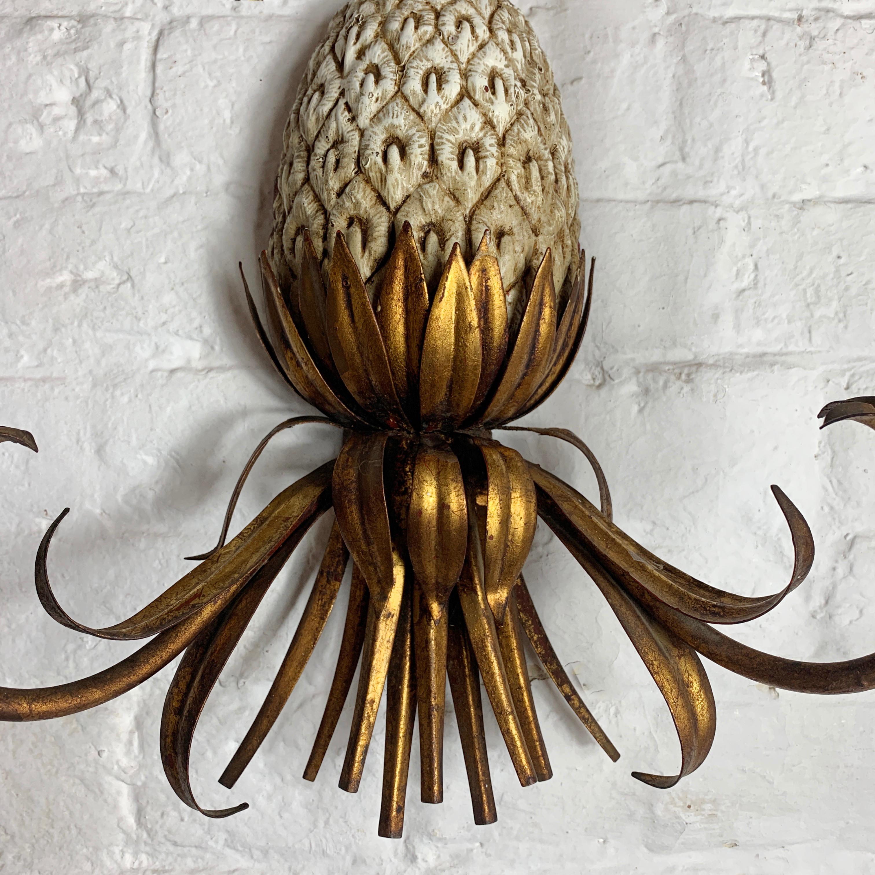 pineapple sconce