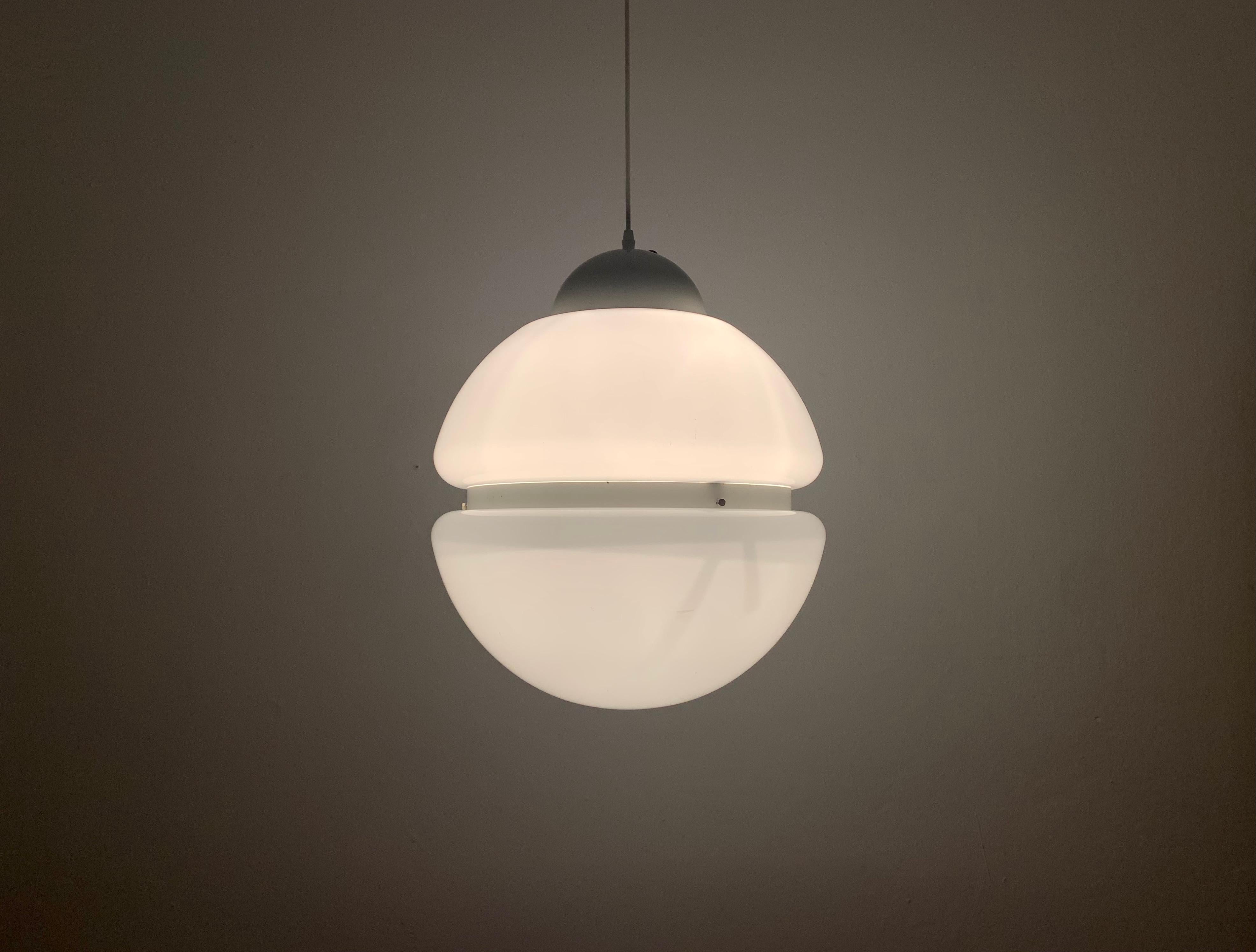 Large Italian Plasic Pendant Lamp For Sale 4