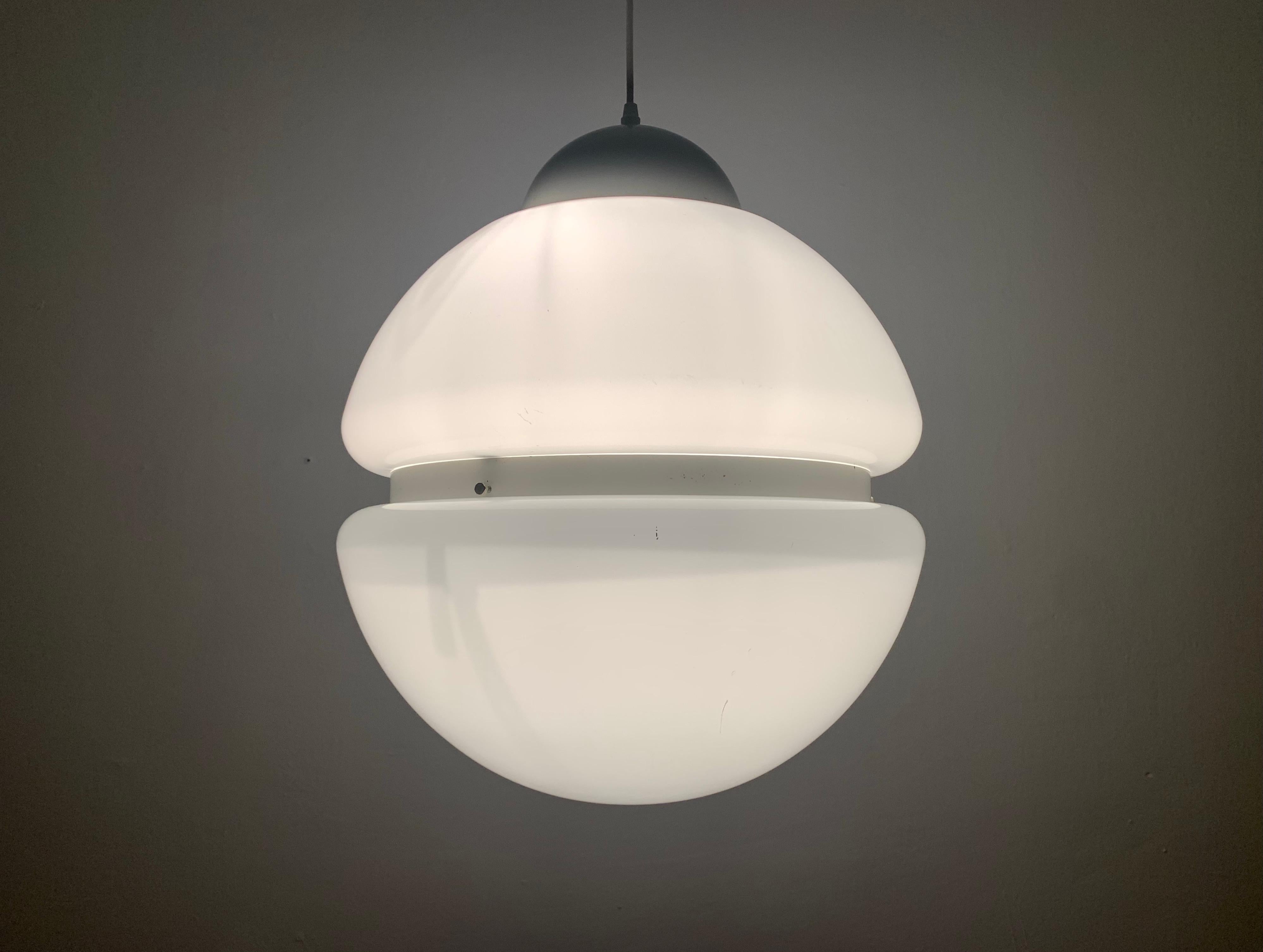 Large Italian Plasic Pendant Lamp For Sale 7