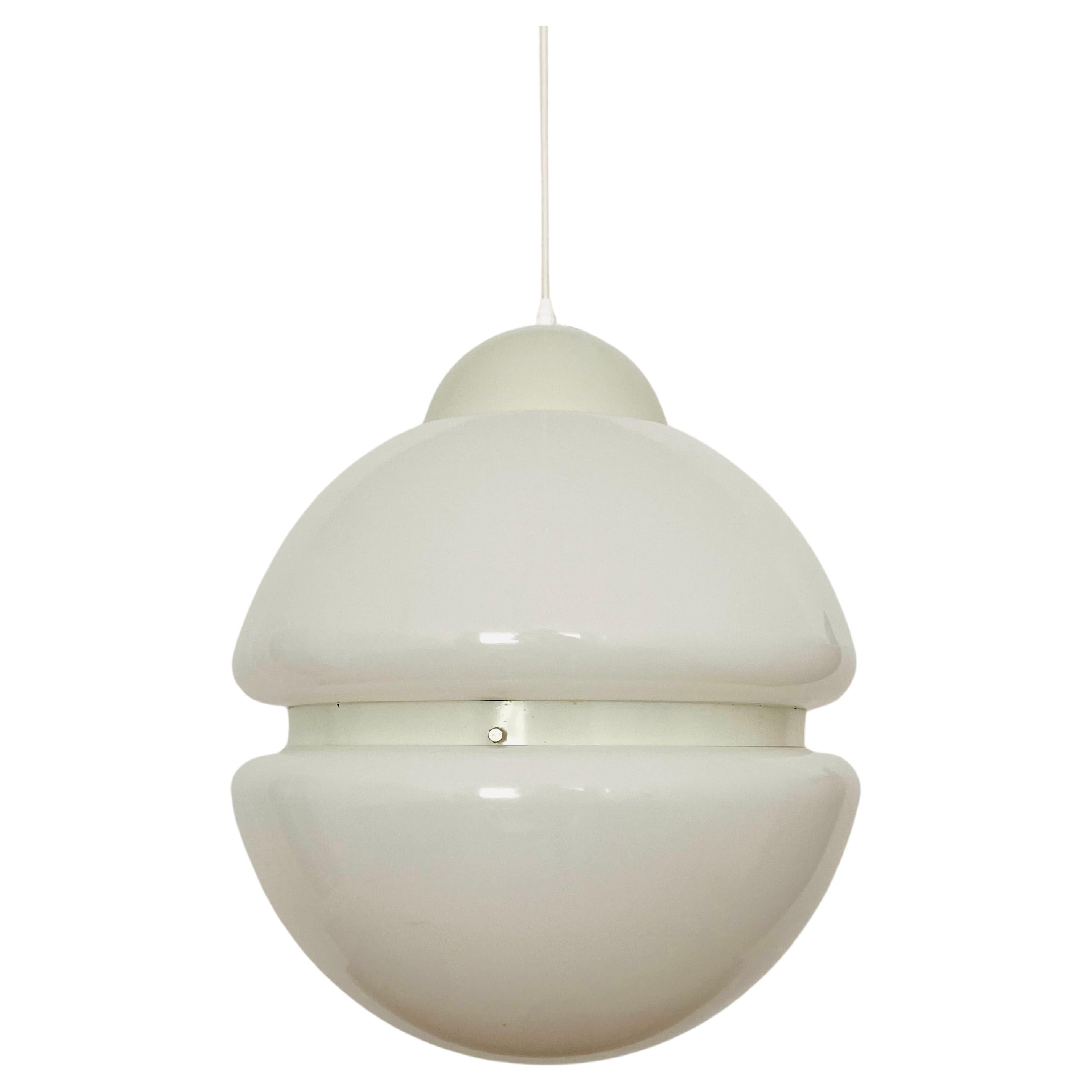 Large Italian Plasic Pendant Lamp For Sale