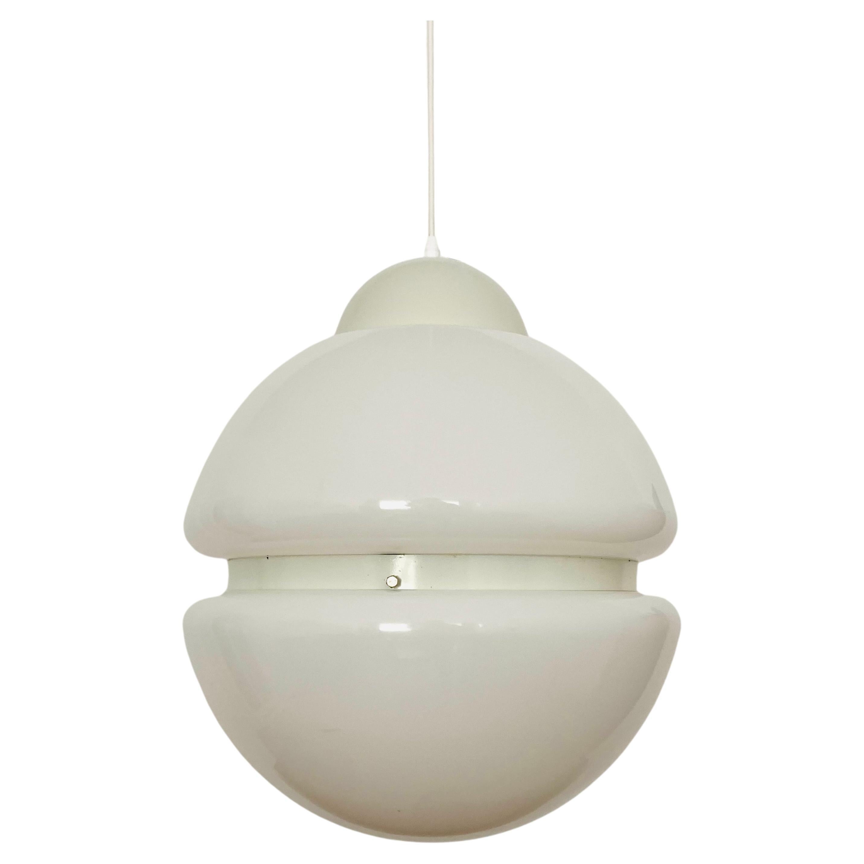 Large Italian Plasic Pendant Lamp