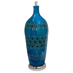 Large Italian Porcelain Lamp