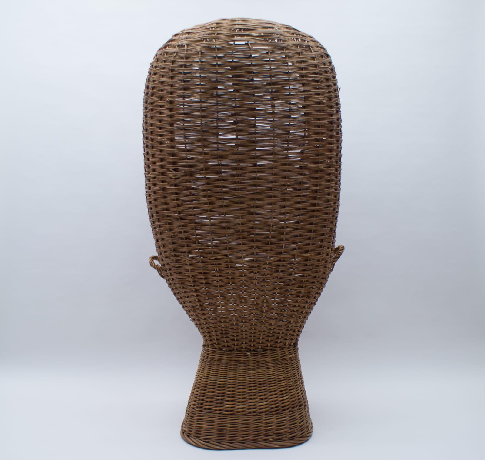 Großer italienischer Rattan-Pool- oder Strandsessel, 1970er Jahre im Angebot 1