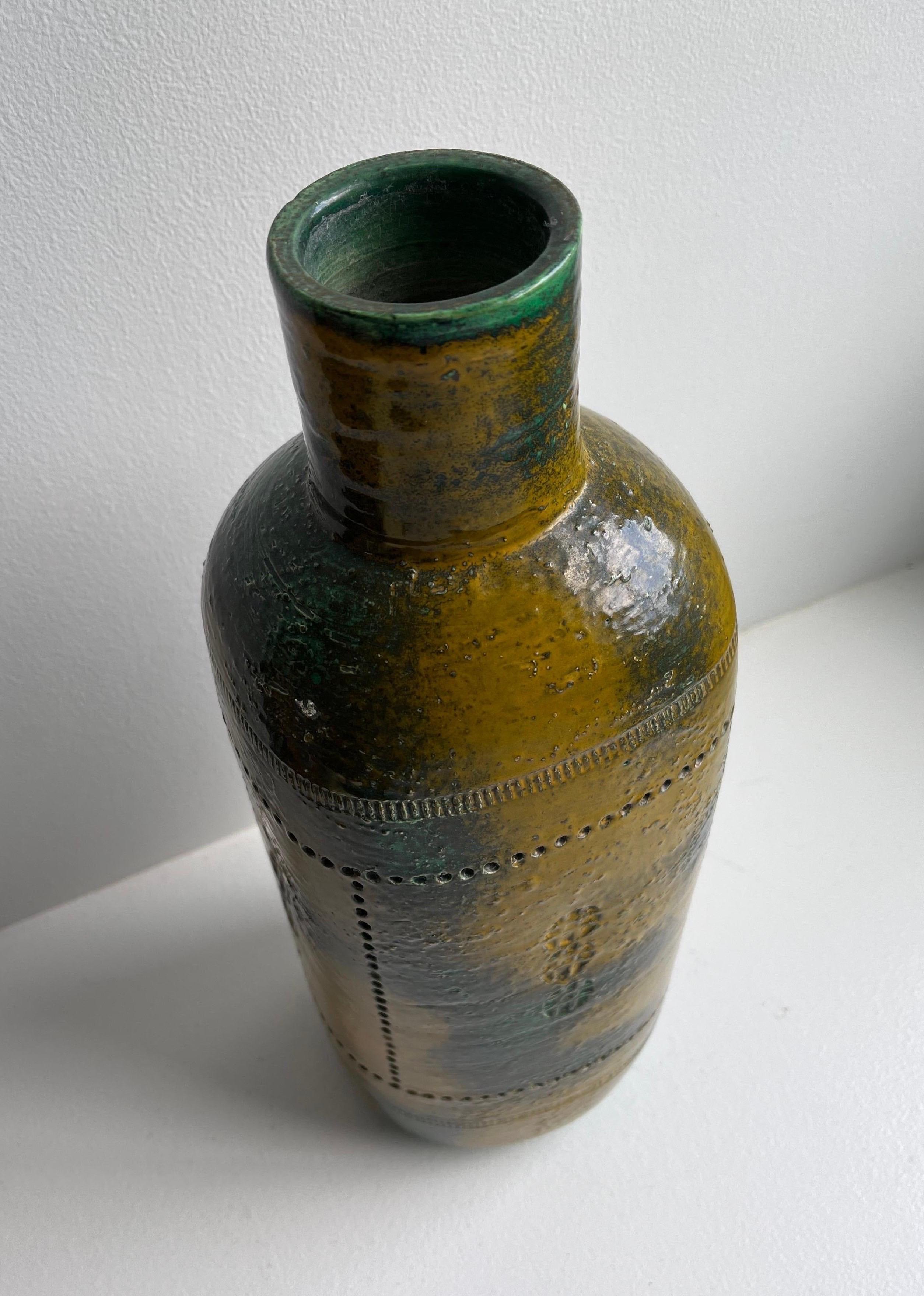 Grande vaso italiano in ceramica Raymor Bitossi in vendita 2