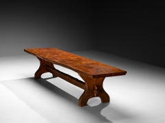 Large Italian Rustic Modern Dining Table in Pine 390 cm/153in