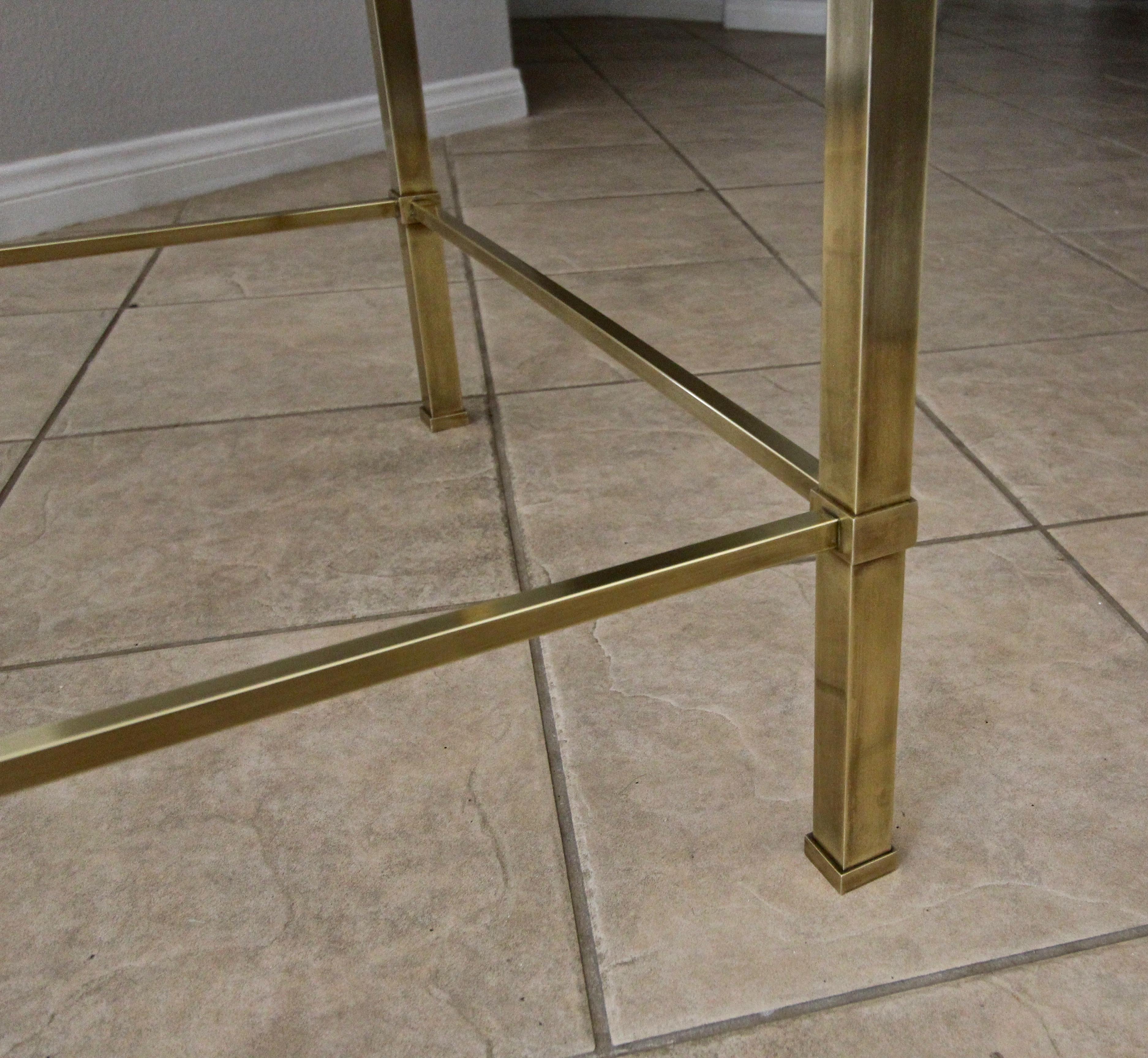 Large Italian Square End or Side Table For Sale 7