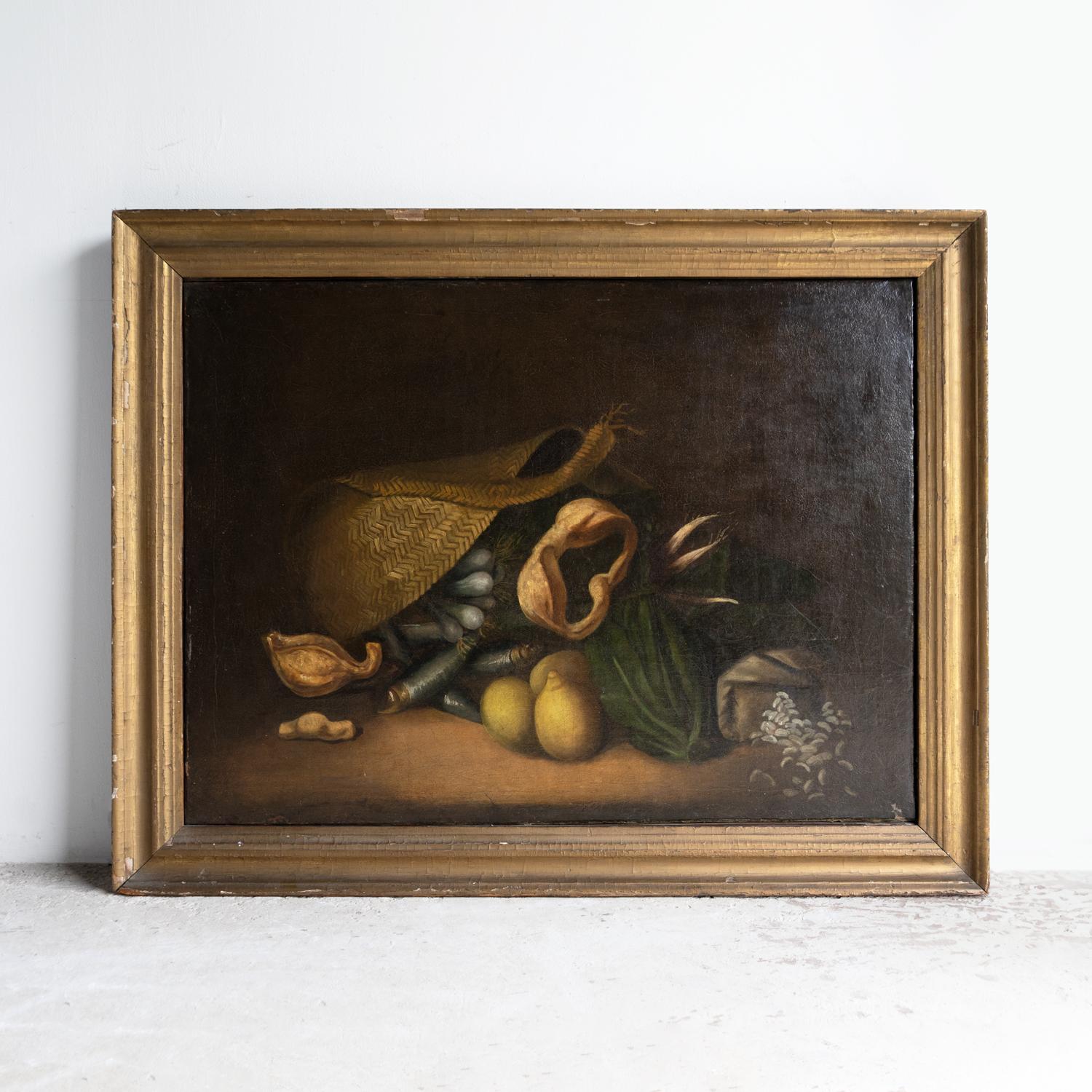 Grande natura morta italiana attribuita a Sebastiano Ceccarini Pittura ad olio antica In condizioni buone in vendita a Bristol, GB