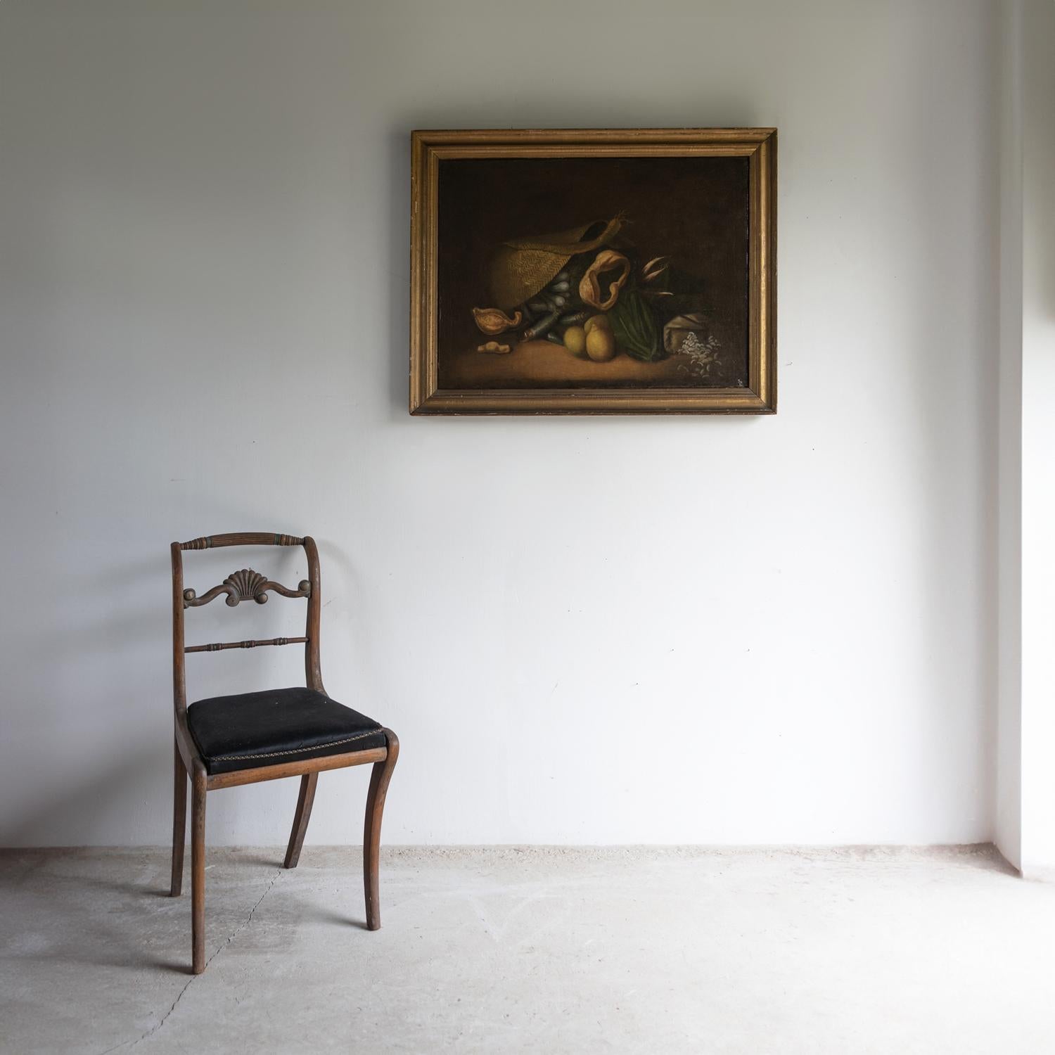 Grande natura morta italiana attribuita a Sebastiano Ceccarini Pittura ad olio antica in vendita 1