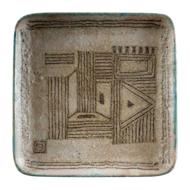 Large Italian Stoneware Centerpiece by Guido Gambone