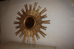 Large Italian Sunburst Mirror