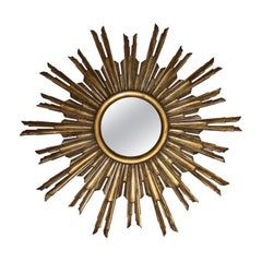 Large Italian Sunburst Mirror