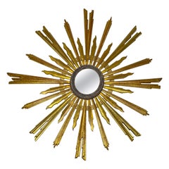 Large Italian Sunburst Mirror