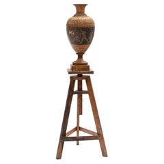 Large Italian Terra Cotta 'Grand Tour' Amphora c 1820