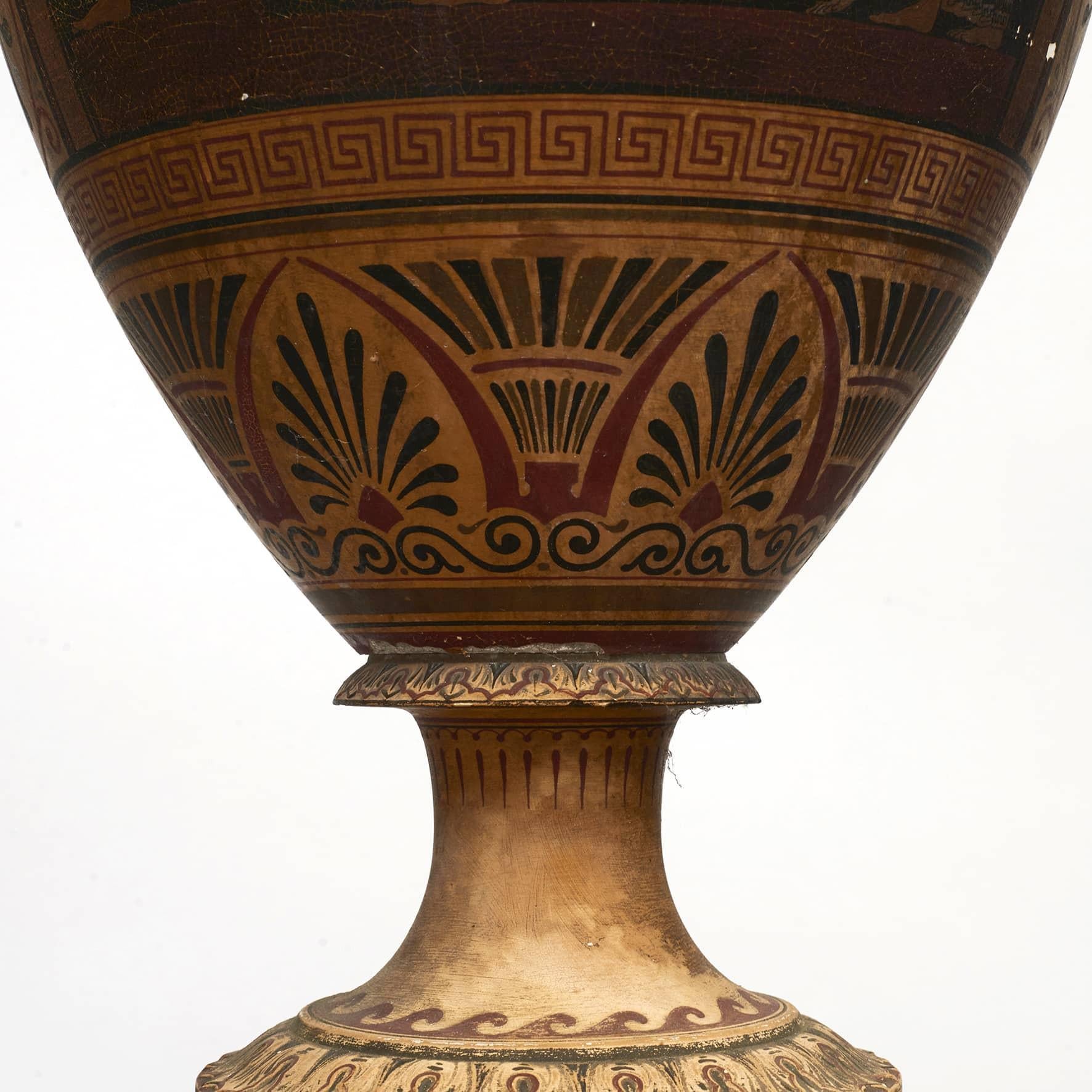 Large Italian Terra Cotta 'Grand Tour' Amphora c 1820 For Sale 1