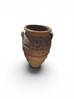 Large Italian Terracotta Storage Jar with Two Handles, 1950s