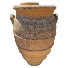 Large Italian Terracotta Storage Jar with Two Handles, 1950s