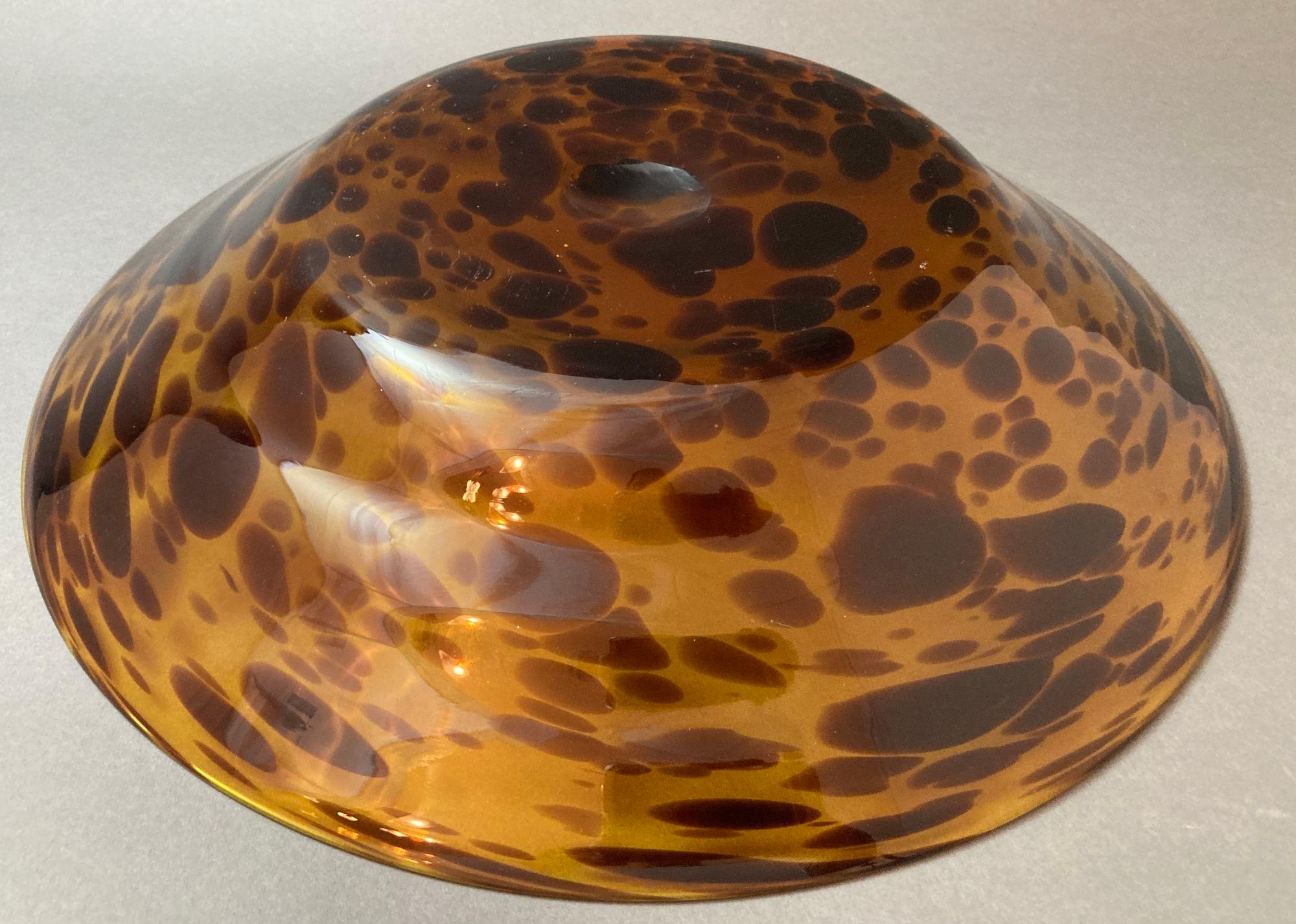 Gran cuenco italiano de tortuga de cristal de Murano de los años 70 en venta 3