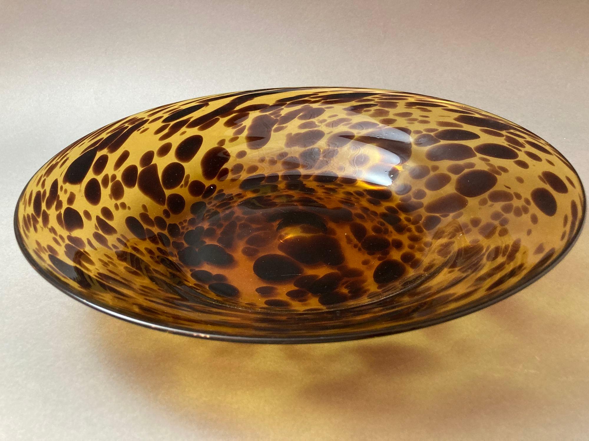 Gran cuenco italiano de tortuga de cristal de Murano de los años 70 en venta 5