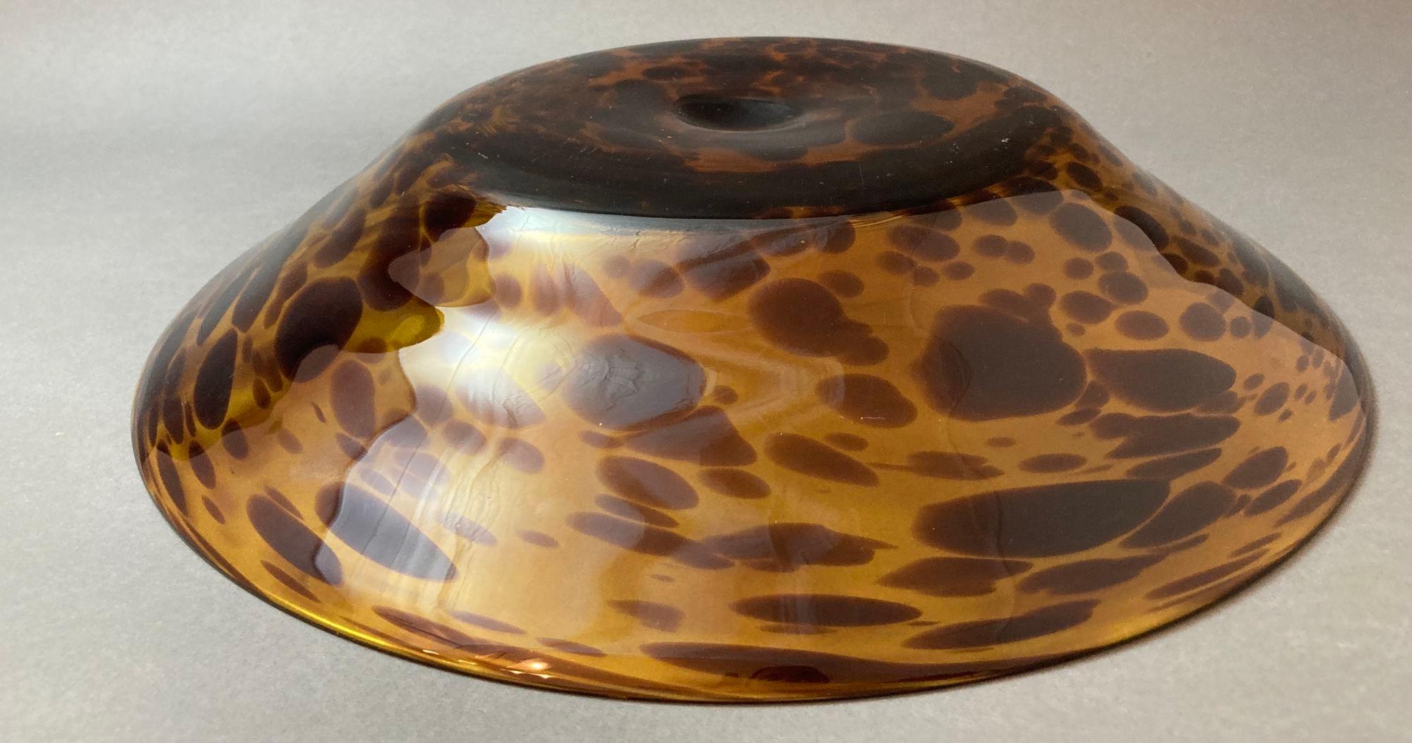Gran cuenco italiano de tortuga de cristal de Murano de los años 70 en venta 6