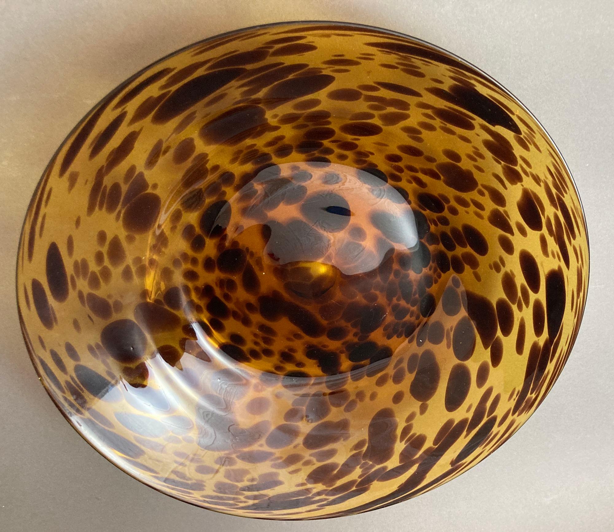 Gran cuenco italiano de tortuga de cristal de Murano de los años 70 en venta 7