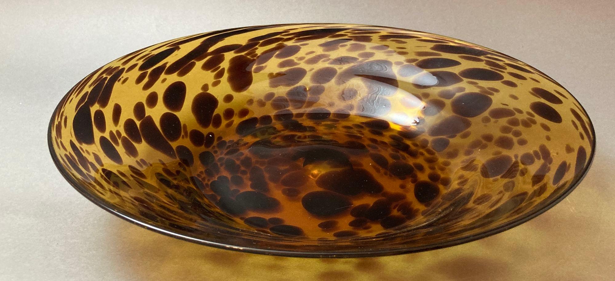 Gran cuenco italiano de tortuga de cristal de Murano de los años 70 en venta 1