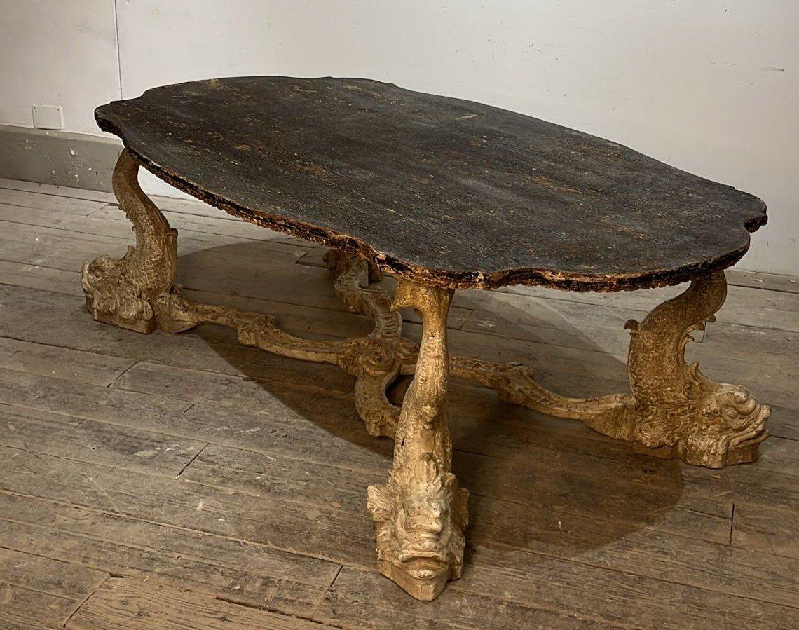 Grande table italo-vénitienne du XIXe siècle en vente 3
