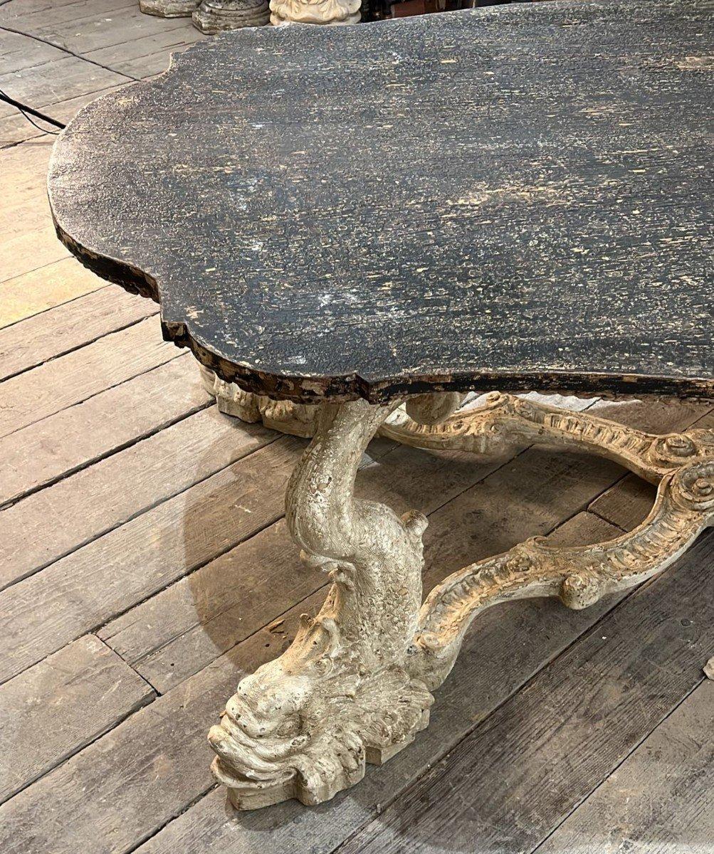 Baroque Grande table italo-vénitienne du XIXe siècle en vente