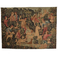 Large Italian Wall Tapestry by Paris Panneaux Gobelins