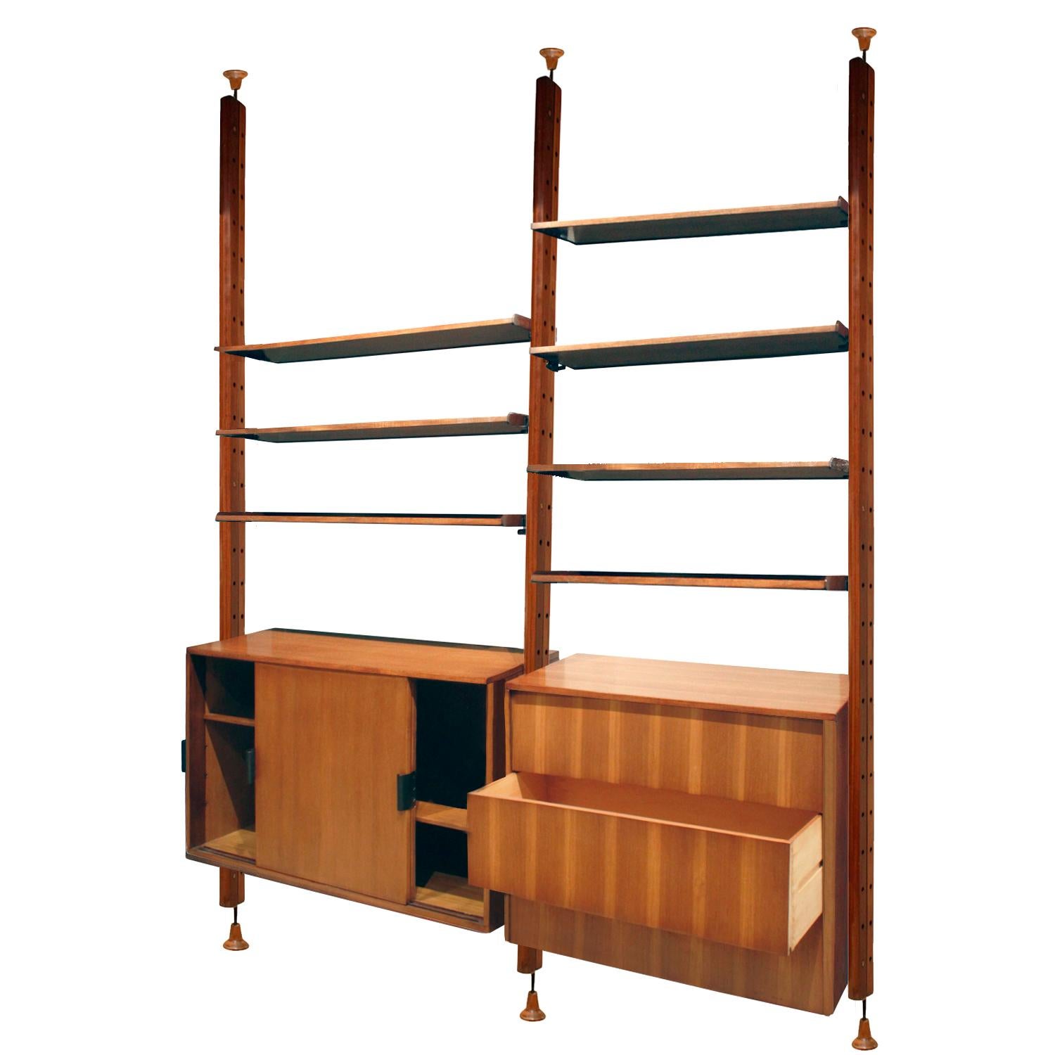 mahogany wall unit