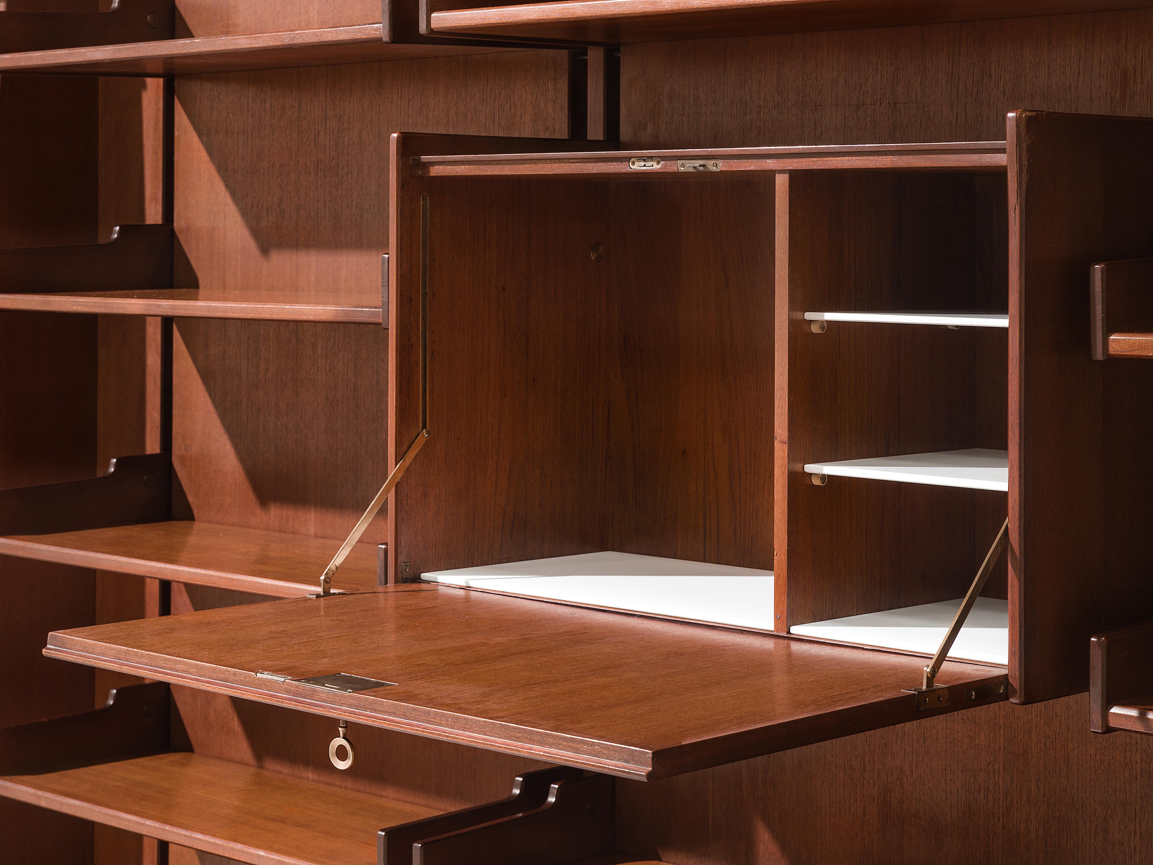 Large Italian Wall Unit in Teak 2