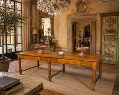 Large Italian Walnut Farm Table - Circa 1840