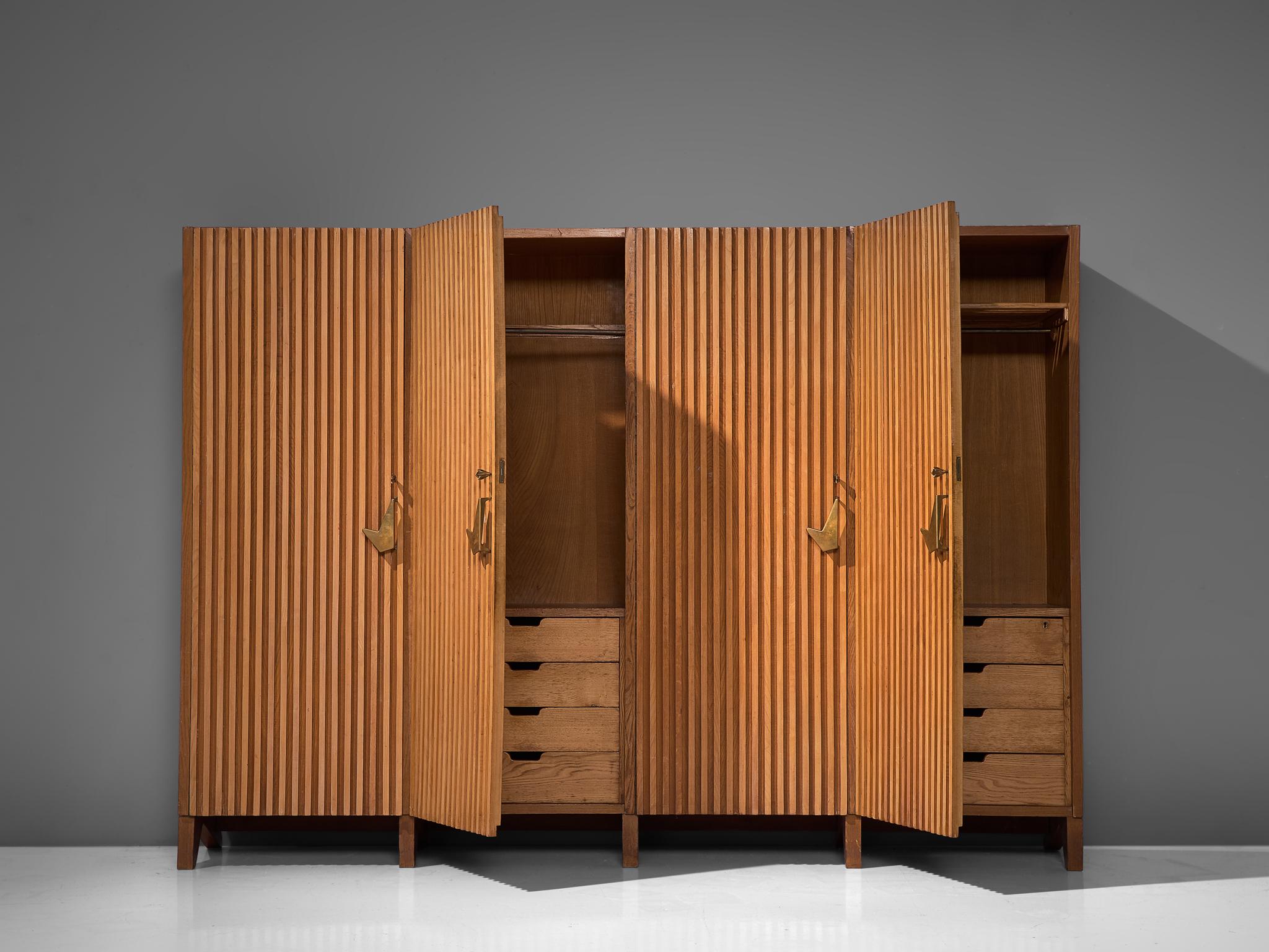 Large Italian Wardrobe by Nestorio Sacchi In Good Condition In Waalwijk, NL