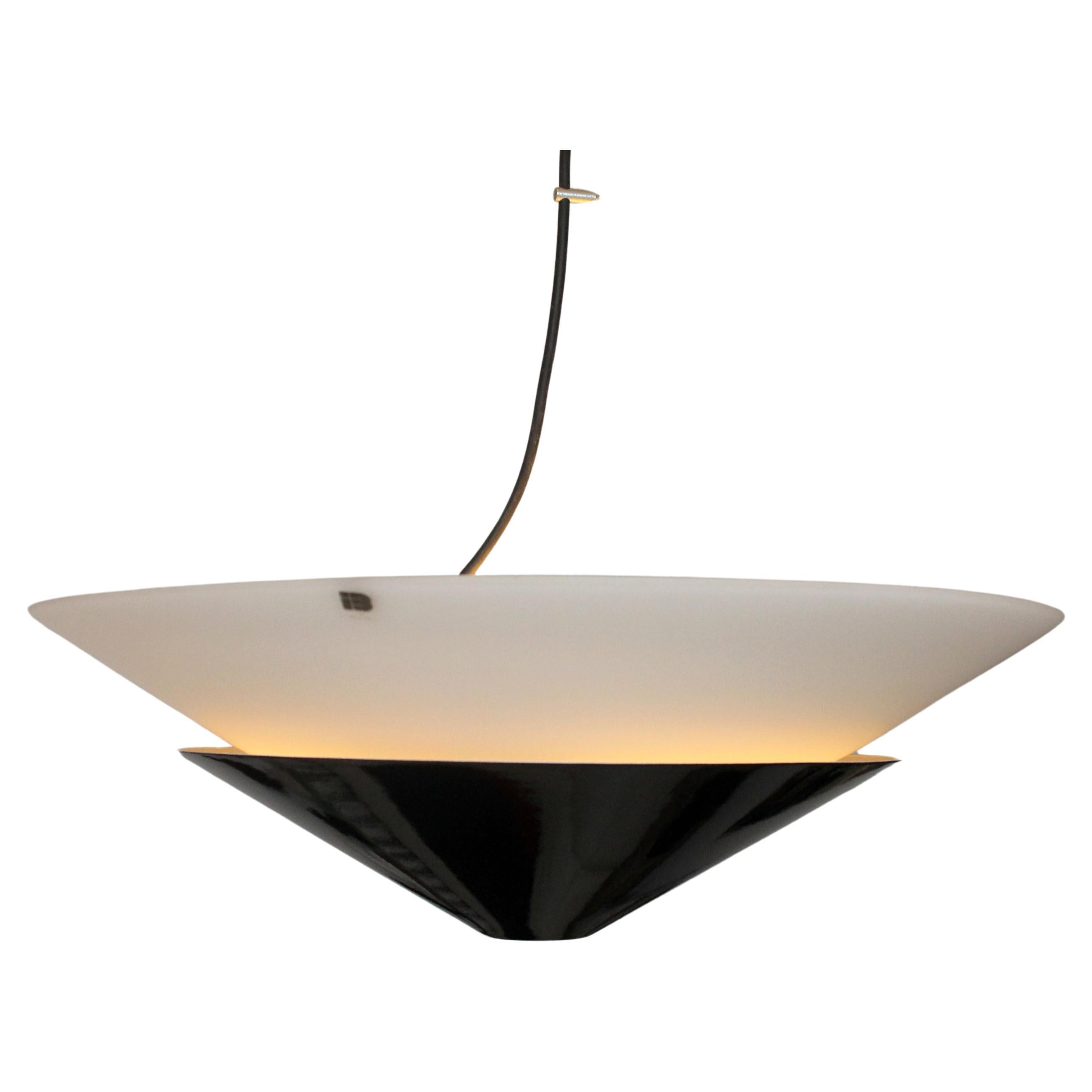 LARGE "iTRE" Murano mid-century modern ceiling Lamp (60x60x30cm). Excellent!! For Sale